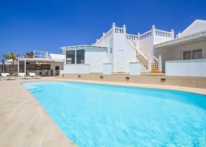 Villa Mediterranea Con Piscina Privada Y Aire Acondicionado En Playa Blanca - Es-175-51 Yaiza (Lanzarote)