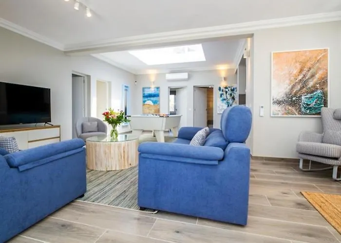 Villa Mediterranea Con Piscina Privada Y Aire Acondicionado En Playa Blanca - Es-175-51